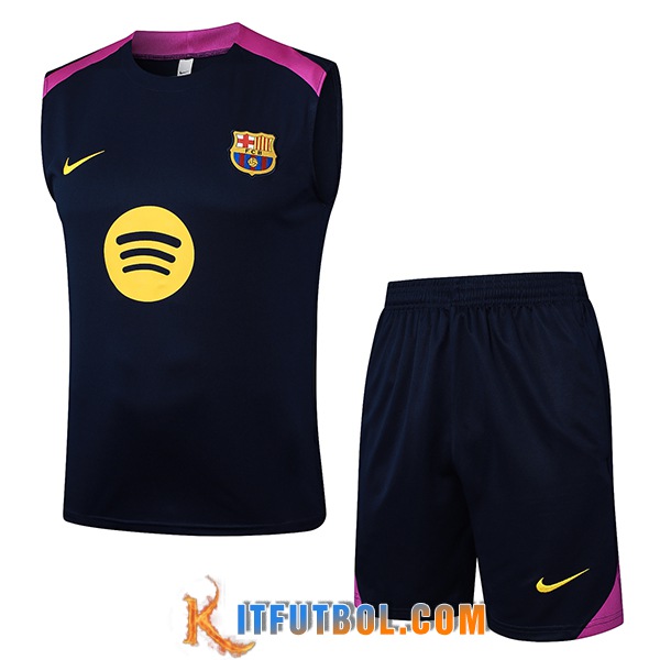 Camiseta Entrenamiento sin mangas FC Barcelona azul real 2025/2026