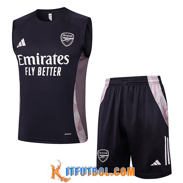 Camiseta Entrenamiento sin mangas Arsenal Gris Oscuro 2025/2026