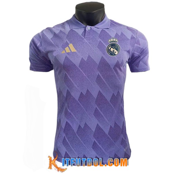 Camiseta Polo Real Madrid Violeta 2025/2026 -02