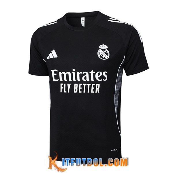 Camiseta Entrenamiento Real Madrid Negro/Gris 2025/2026