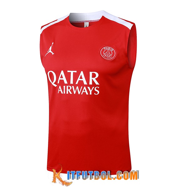 Chalecos De Futbol PSG Rojo 2025/2026