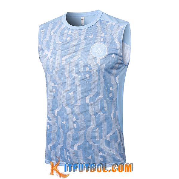 Chalecos De Futbol Manchester City Azul/Blanco 2025/2026
