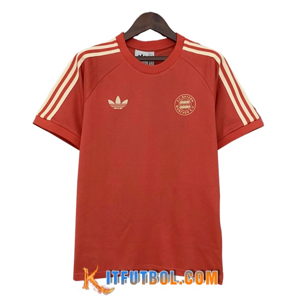 Camiseta Entrenamiento Bayern Munich Rojo/Beige 2025/2026