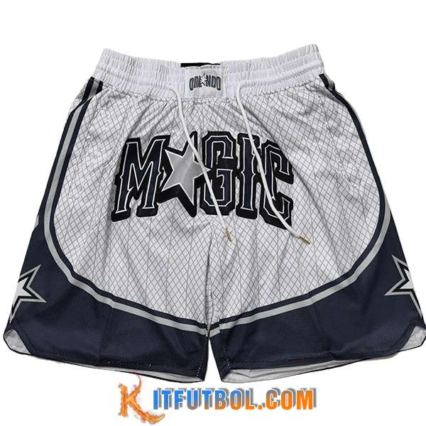 Cortos NBA Orlando Magic 2025/26 Blanco/Negro