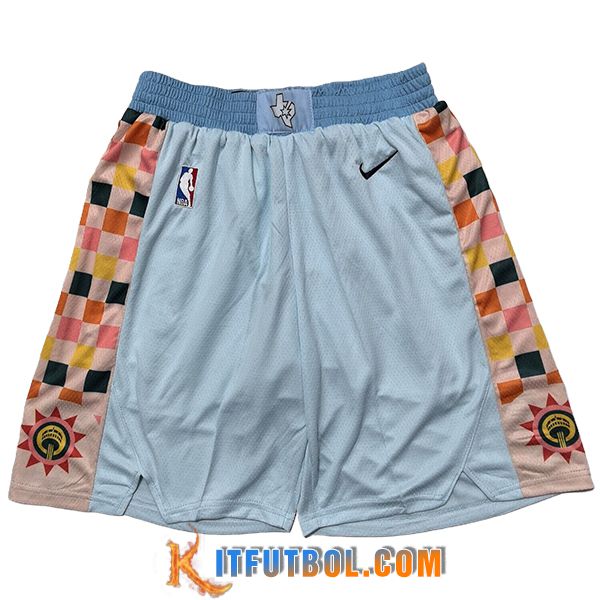 Cortos NBA San Antonio Spurs 2025/26 Azul/Naranja