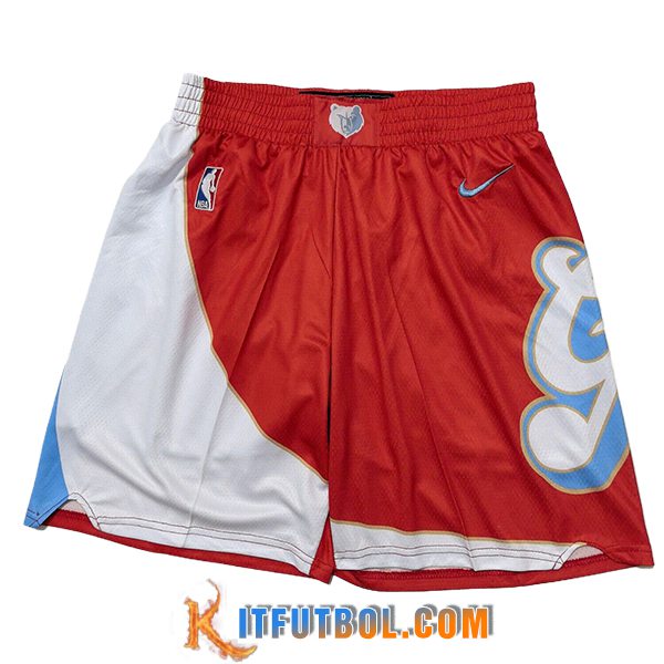Cortos NBA Memphis Grizzlies 2025/26 Rojo/Blanco/Azul