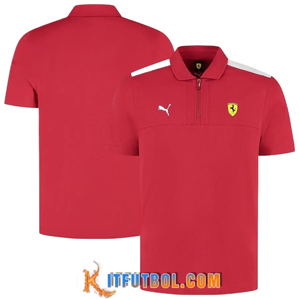 Polo Scuderia Ferrari F1 Team Rojo 2025 -04