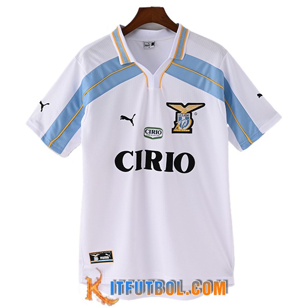 Camisetas De Futbol SS Lazio Retro 100th Anniversary Edition Blanco