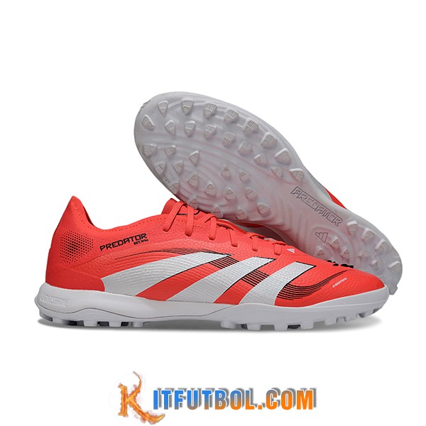 Adidas Botas De Fútbol PREDATOR 25 ELITE TF BOOTS Naranja/Blanco