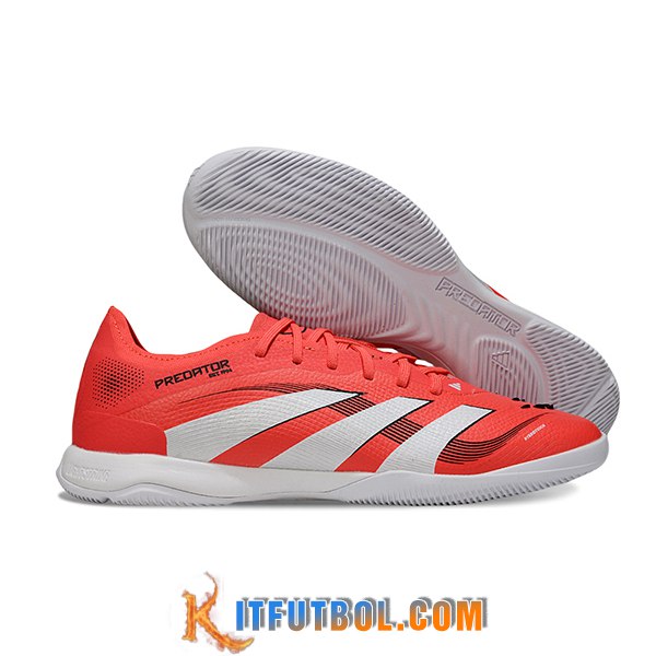 Adidas Botas De Fútbol PREDATOR 25 ELITE IC BOOTS Naranja/Blanco
