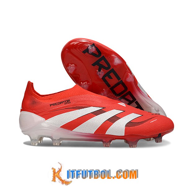 Adidas Botas De Fútbol 25 Predator Elite LL FG Naranja/Blanco