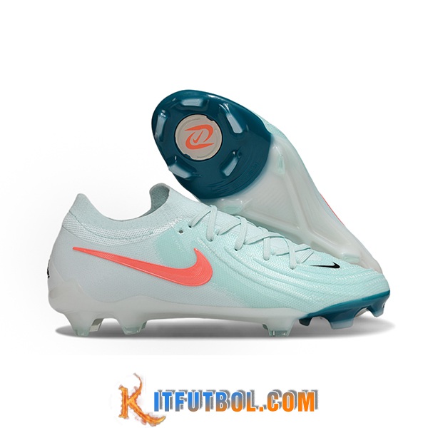 Nike Botas De Fútbol Phantom Luna Elite NU FG Verde/Blanco/Naranja