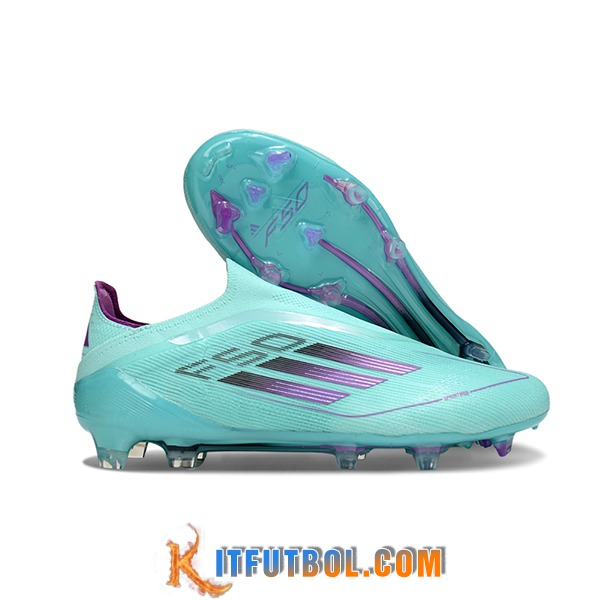 Adidas Botas De Fútbol F50 Elite Laceless FG Azul/Violeta