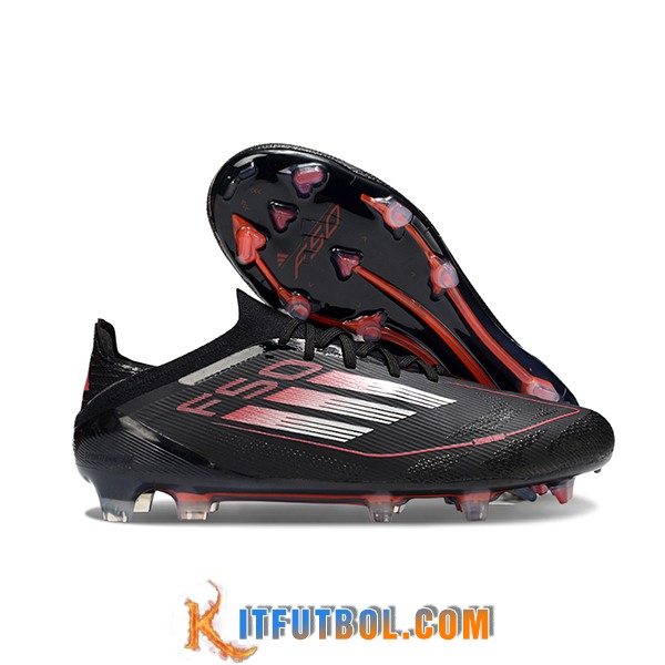 Adidas Botas De Fútbol F50 Elite FG Negro/Rojo/Blanco