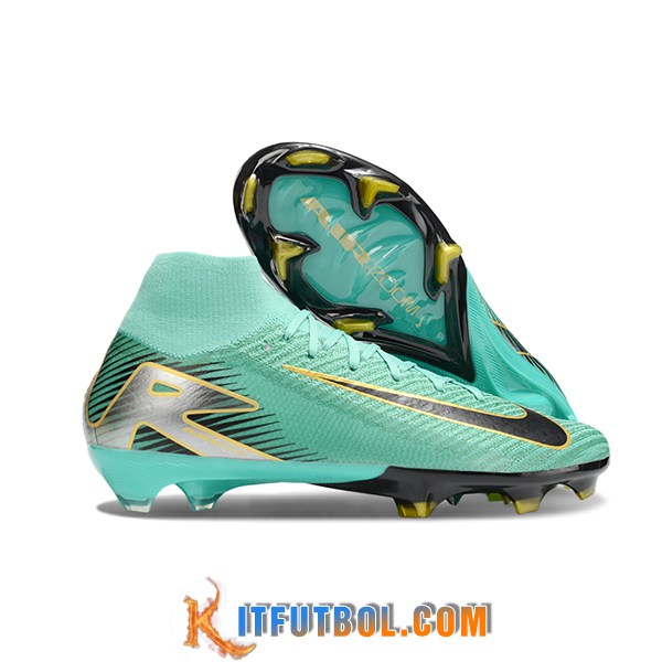 Nike Botas De Fútbol Air Zoom Mercurial Superfly IIX Elite FG Verde/Negro