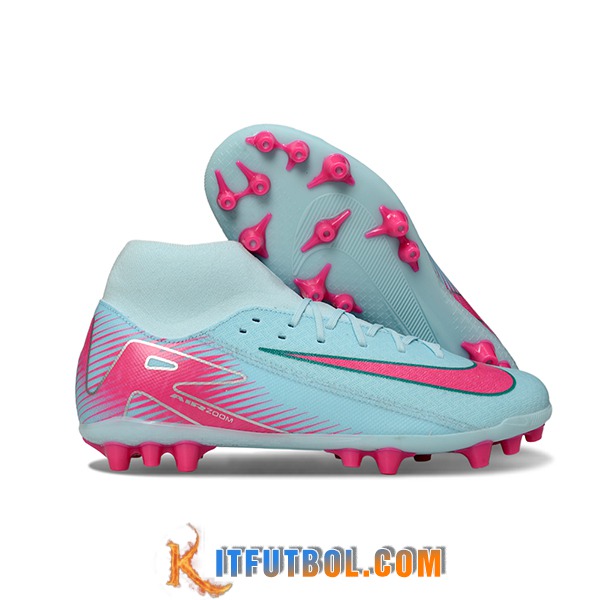 Nike Botas De Fútbol Mercurial Superfly 10 Academy Azul/Rosa