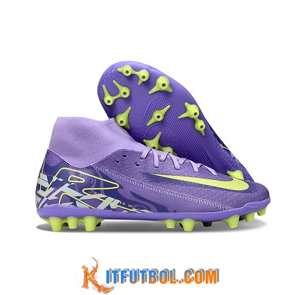 Nike Botas De Fútbol Mercurial Superfly 10 Academy Violeta/Verde