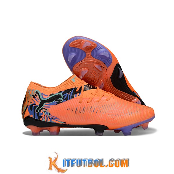 PUMA Botas De Fútbol FUTURE 8 ULTIMATE FG/AG Naranja/Negro