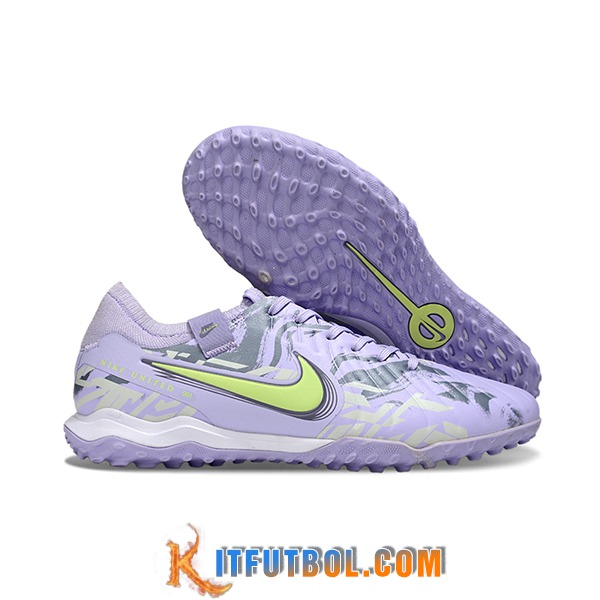Nike Botas De Fútbol Tiempo Legend X PRO TF Violeta/Verde