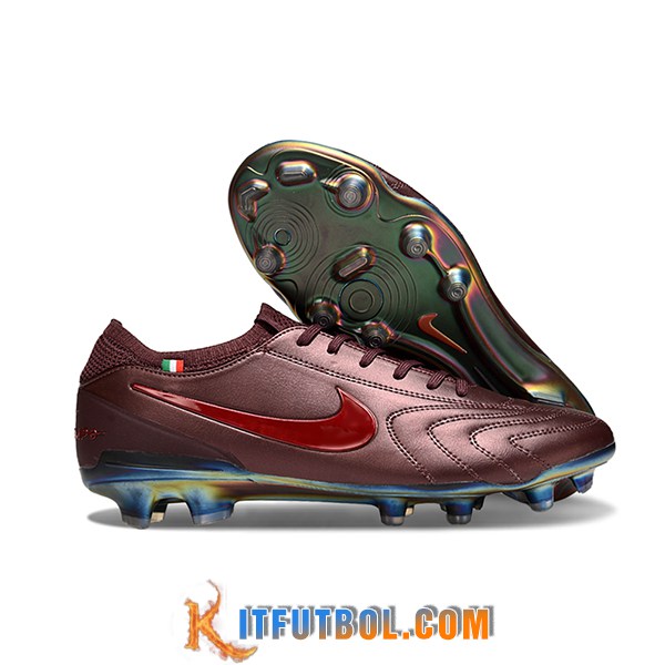 Nike Botas De Fútbol Tiempo Legend X Elite LUXE FG Rojo