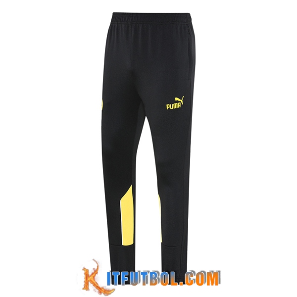 Pantalon Entrenamiento Dortmund Negro/Amarillo 2025/2026