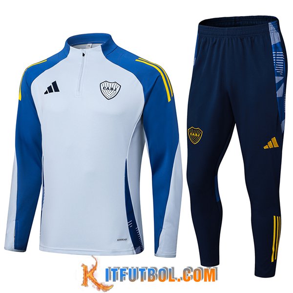 Chandal Equipos De Futbol Boca Juniors Gris/Azul/Amarillo 2025/2026 -02