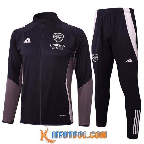 Chandal Equipos De Futbol Chaquetas Arsenal Gris Oscuro 2025/2026