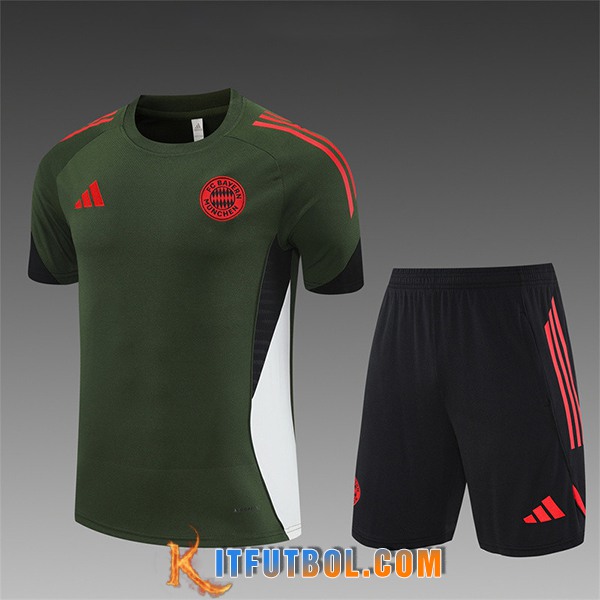 Camiseta Entrenamiento Bayern Munich Ninos Verde 2025/2026