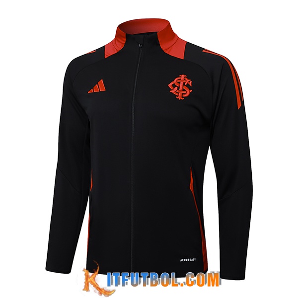 Chaquetas Futbol SC Internacional Negro/Rojo 2025/2026