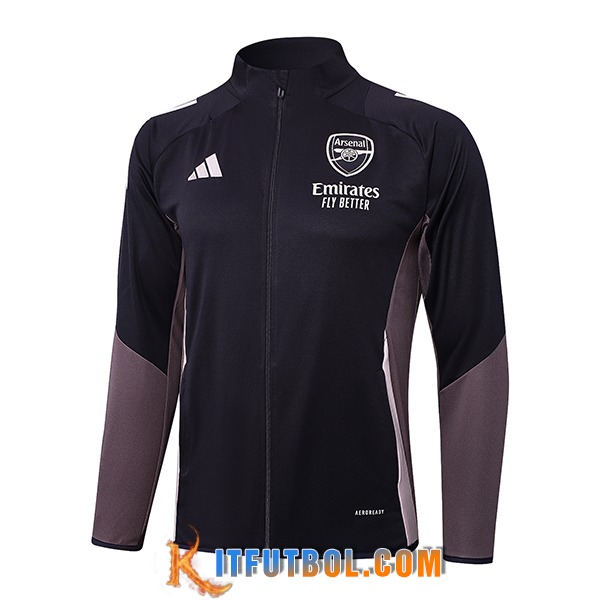 Chaquetas Futbol Arsenal Gris Oscuro 2025/2026