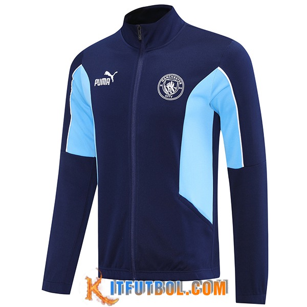 Chaquetas Futbol Manchester City azul real 2025/2026