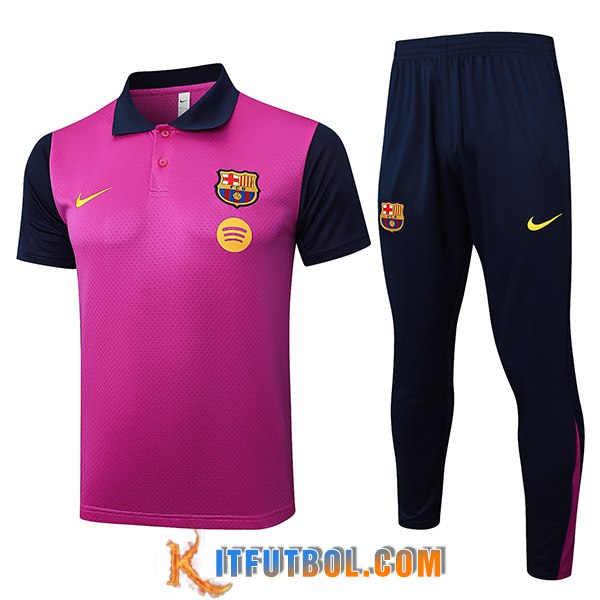 Camiseta Polo FC Barcelona Violeta 2025/2026