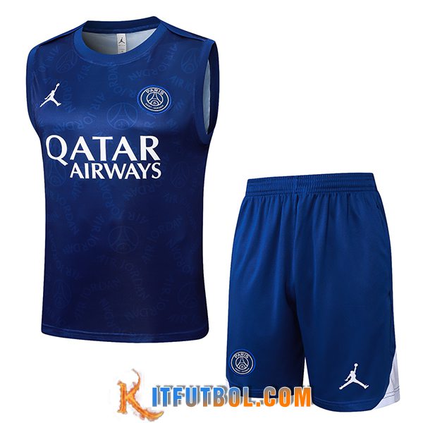 Camiseta Entrenamiento sin mangas PSG azul real 2025/2026