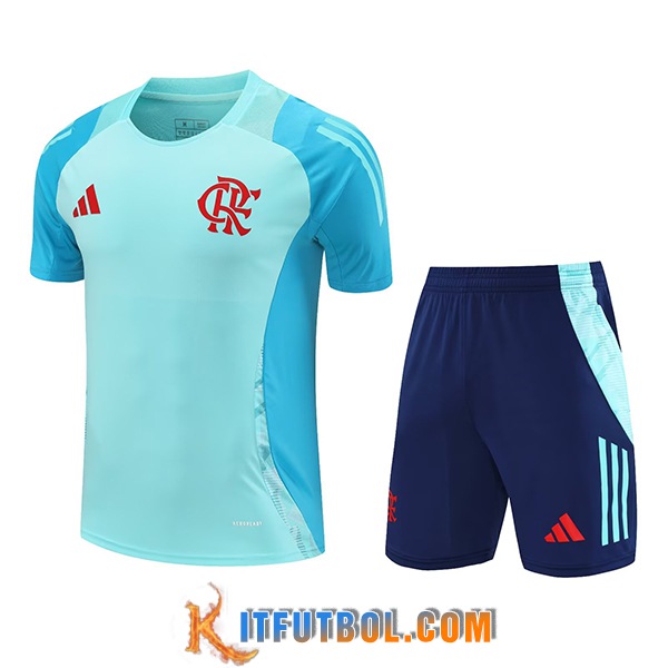 Camiseta Entrenamiento Flamengo Verde/Azul 2025/2026
