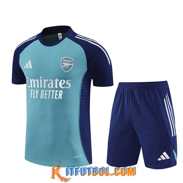 Camiseta Entrenamiento Arsenal Verde/Azul 2025/2026
