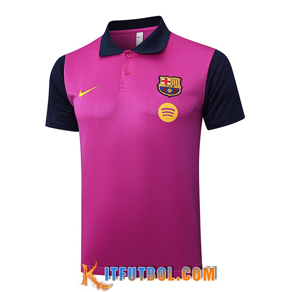 Camiseta Polo FC Barcelona Violeta 2025/2026 -02