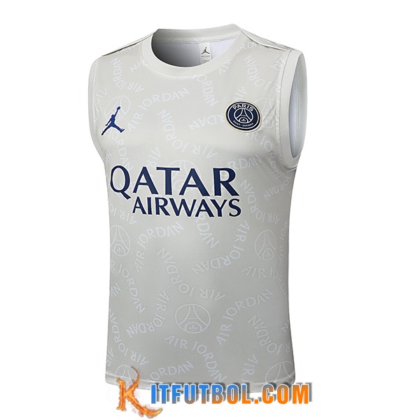 Chalecos De Futbol PSG Gris Claro 2025/2026