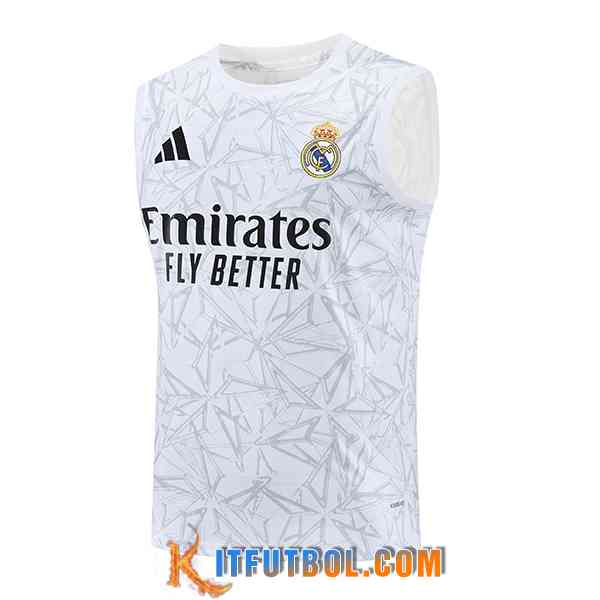 Chalecos De Futbol Real Madrid Blanco 2025/2026