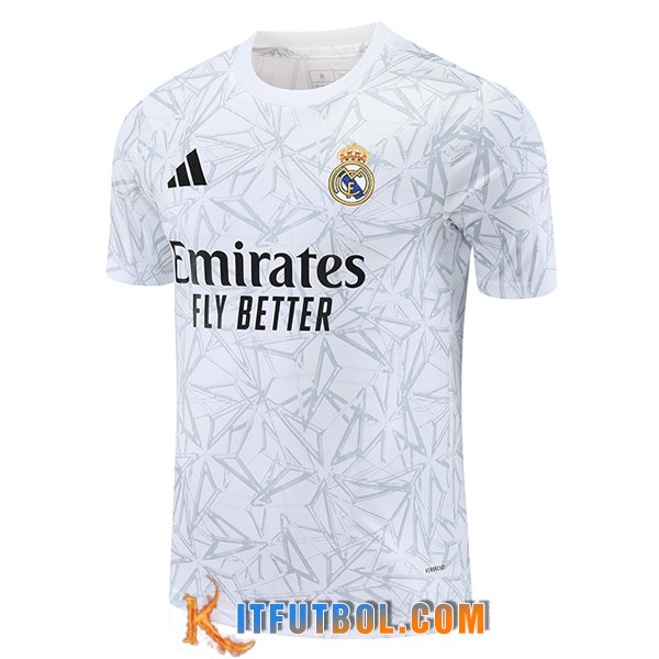 Camiseta Entrenamiento Real Madrid Blanco 2025/2026