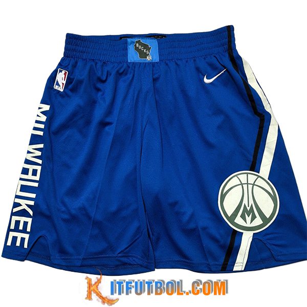 Cortos NBA Milwaukee Bucks 2025/26 Azul