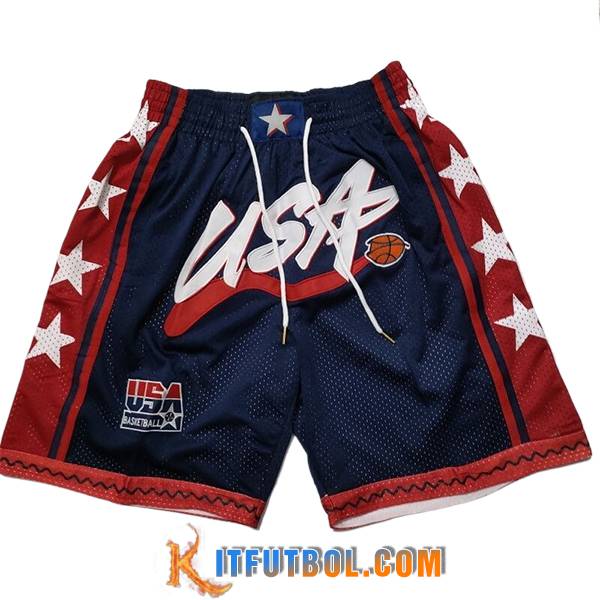 Cortos NBA USA 2025/26 Azul/Rojo -02