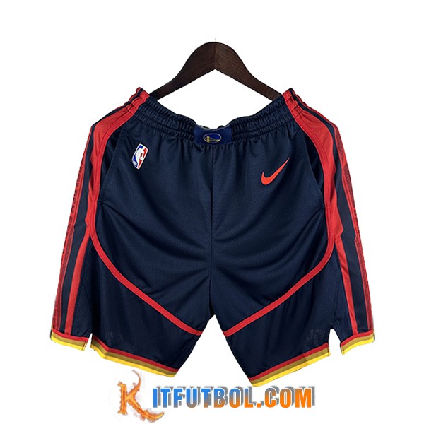 Cortos NBA Golden State Warriors 2025/26 Azul/Rojo