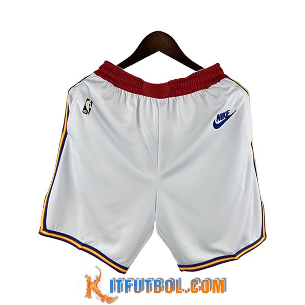 Cortos NBA Golden State Warriors 2025/26 Blanco