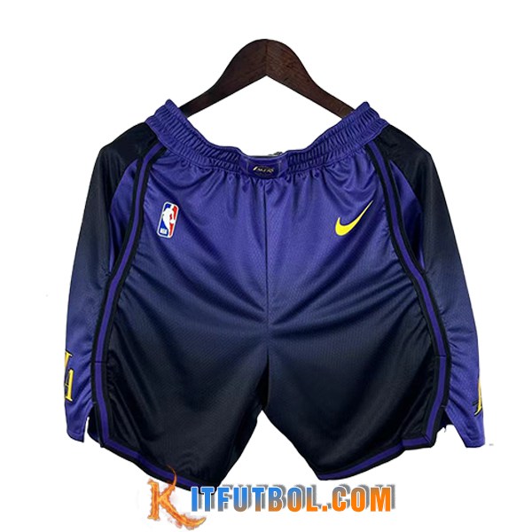 Cortos NBA Los Angeles Lakers 2025/26 Violeta/Negro -02