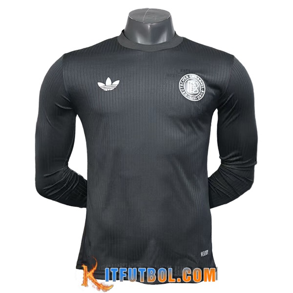 Camiseta Equipo Nacional Alemania 125th Anniversary Manga Largas Negro 2025/2026