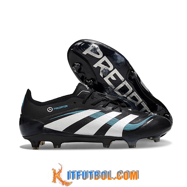 Adidas Botas De Fútbol 25 Predator Elite FG Negro/Blanco/Azul