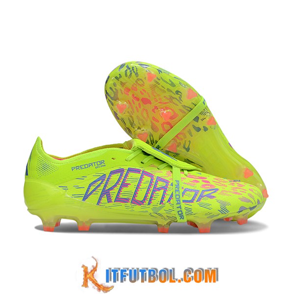Adidas Botas De Fútbol 25 Predator Elite Tongue FG Verde/Violeta