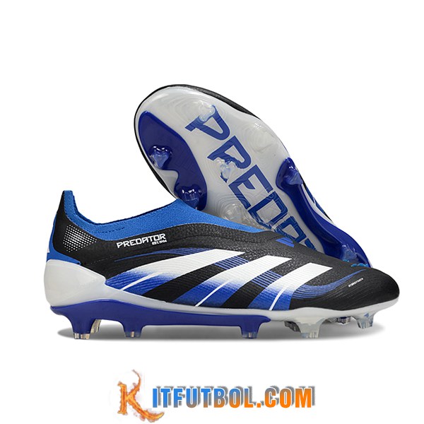 Adidas Botas De Fútbol 25 Predator Elite LL FG Negro/Azul/Blanco