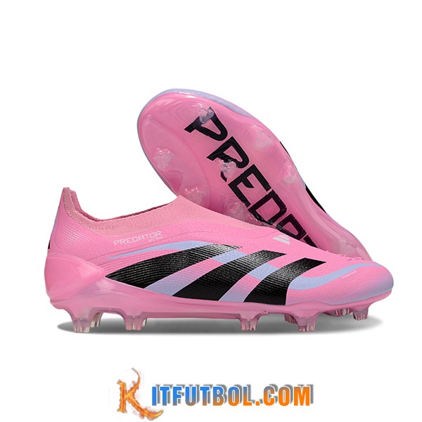 Adidas Botas De Fútbol 25 Predator Elite LL FG Rosa/Negro