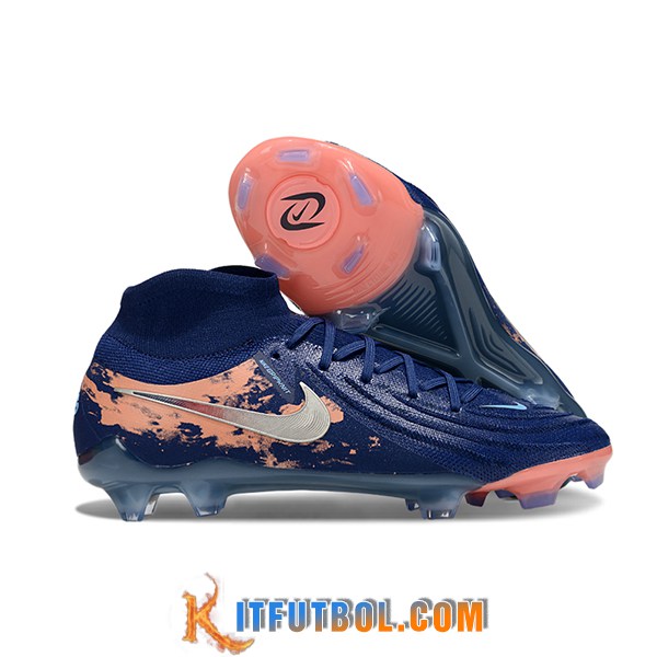 Nike Botas De Fútbol Phantom Luna Elite NU FG Azul/Rosa